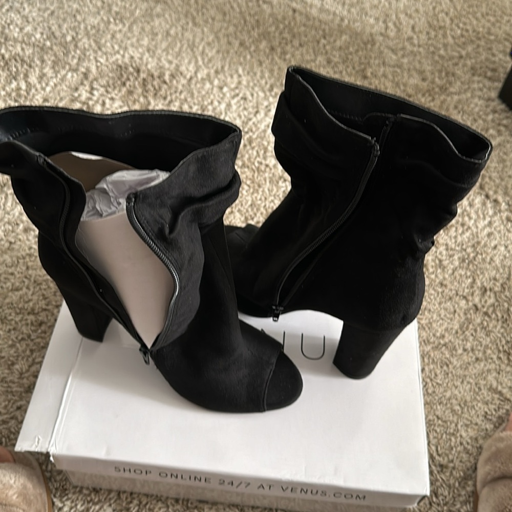 Open Toe Ankle Boots